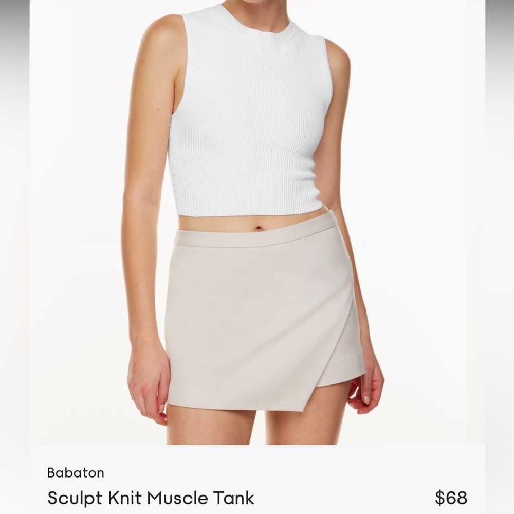 Babaton muscle tank sculpt knit